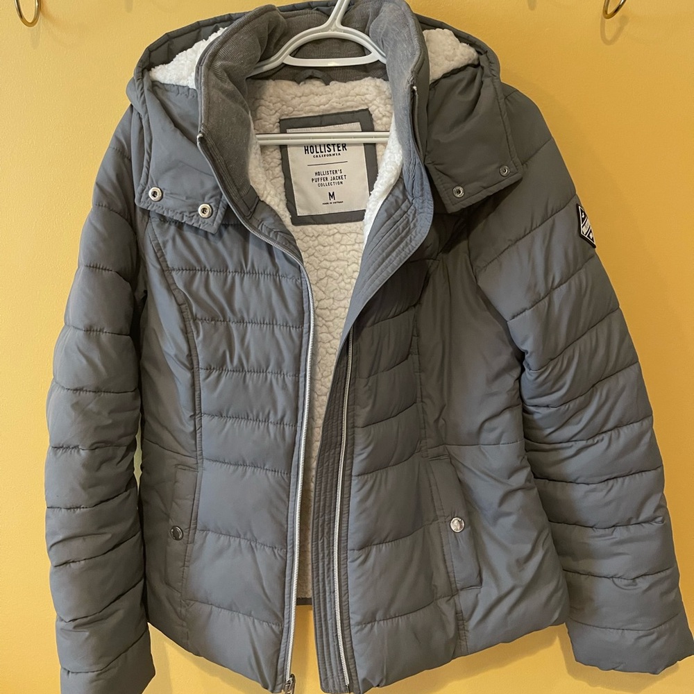 Grey Hollister Winter Coat